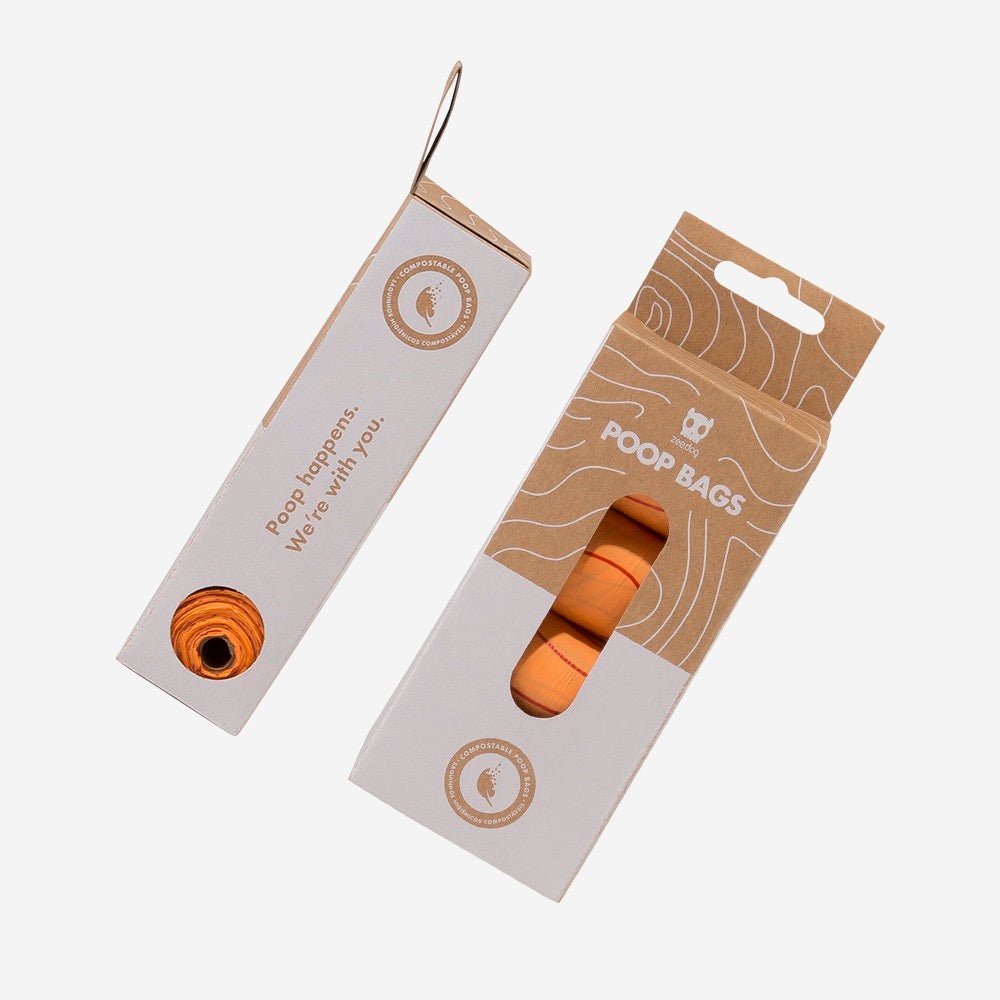 Orange | Compostable Poop Bags | 60 Poop Bags - Image 4